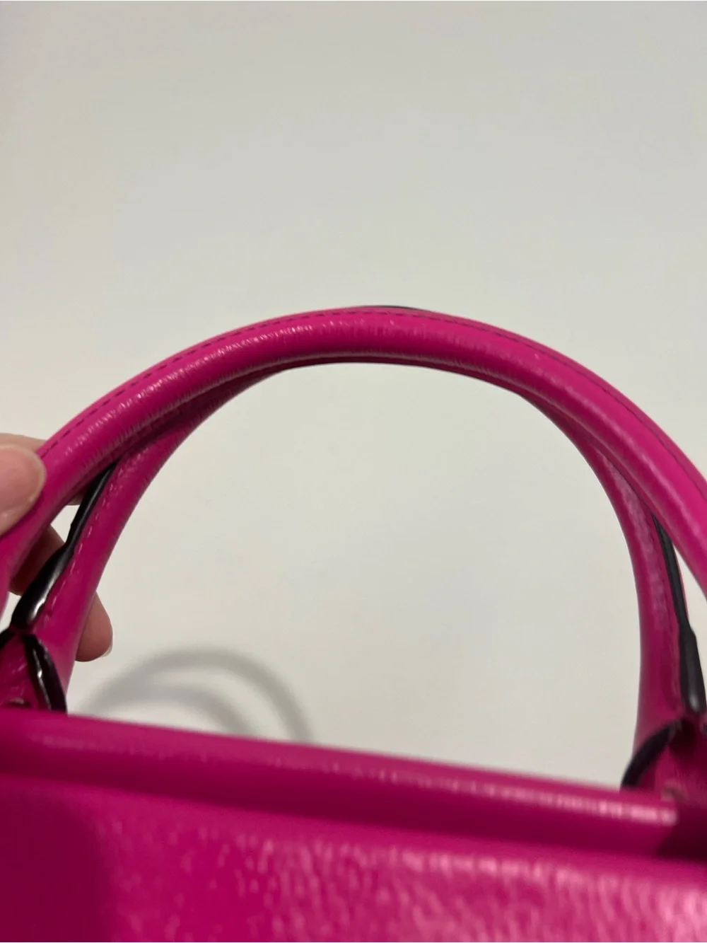 kate spade Hot Pink Pebbled Leather Satchel